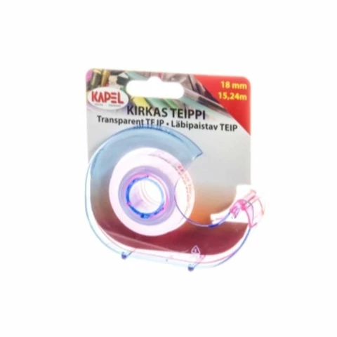 Adhesive tape 18 mm clear