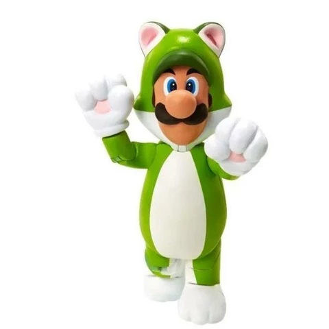 Super Mario Cat Luigi -Figuuri, 10 Cm