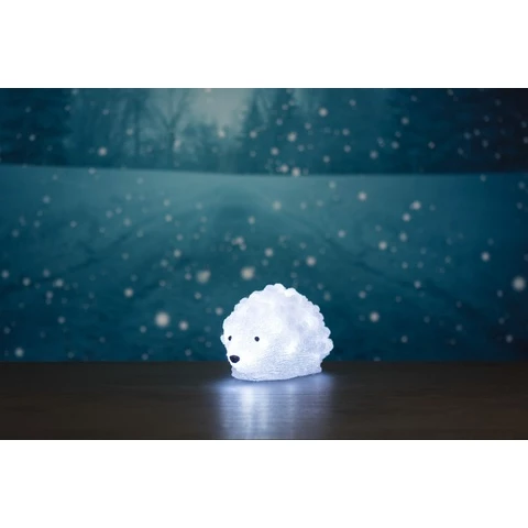 Siili LED-valoilla kirkas valkoinen