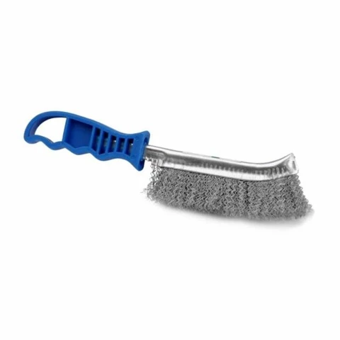 Steel brush 25 cm, plastic frame