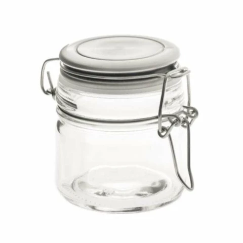 Glass jar 1 dl with a steel patent lid