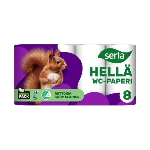 Serla Hellä WC-Paperi 5×8 Rll Säkki