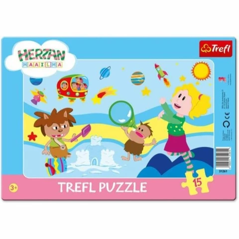  Trefl Puzzle 15 burning frame, Hertta,