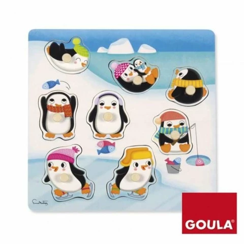 Goula Button puzzle Penguin