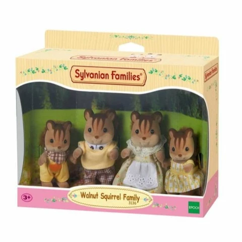 Sylvanian Families pähkinäorava perhe