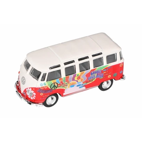 Volkswagen Samba Hippie line Maisto red bus