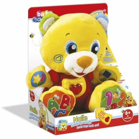 Talking teddy bear Clementoni interactive learn &amp; play