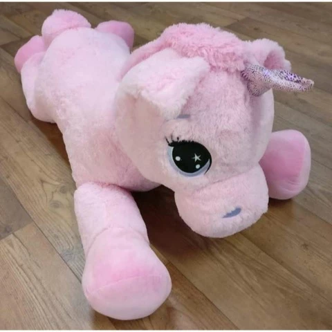 Yksisarvinen pehmo 130 cm pinkki