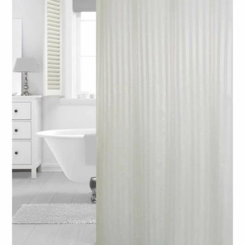 Shower curtain 180 x 220 cm Hilton White