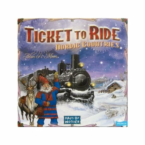 Menolippu Pohjoismaat Ticket to Ride – lautapeli