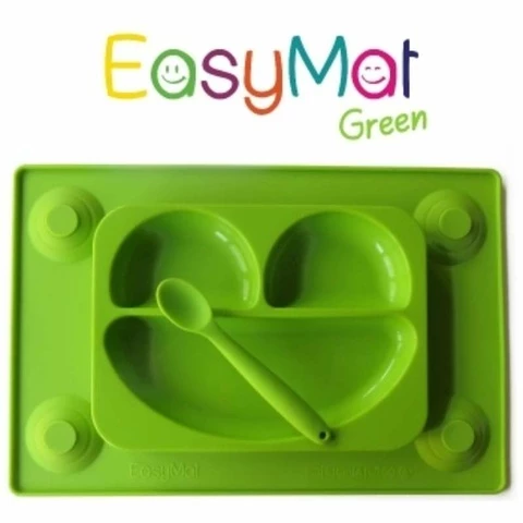 Ruokailualusta / vauva lautanen Easymat vihreä