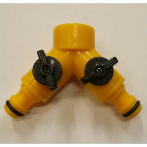 Pikaliitin 3-haara X2 nippa 3/4″ sisäkierre