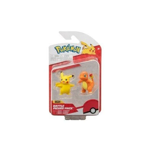 Pokemon Battle Figure 2pk Charmander&Pikachu