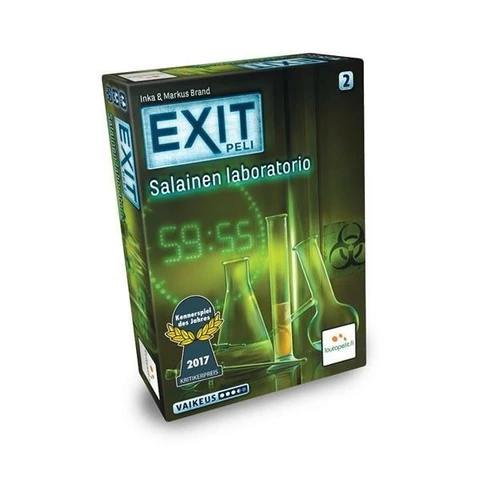 EXIT -Peli: Salainen Laboratorio