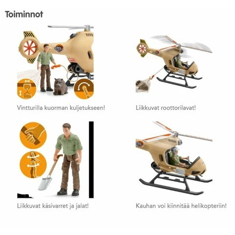  Schleich rescue helicopter 42476