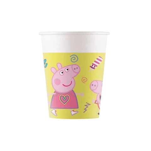 Kertakäyttömuki Pipsa Possu 200 Ml 8 Kpl