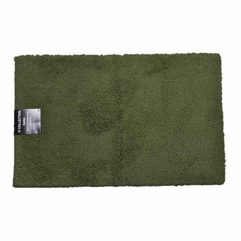 Bathroom rug 50 x 80 cm dark green Engholm