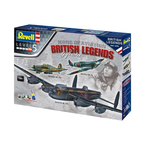 Revell lentokone British Legends Giftset 05696 V