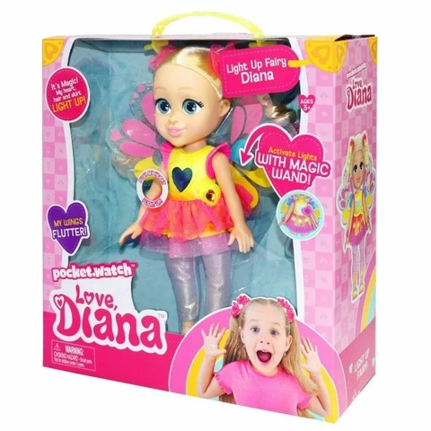 Love Diana fairy doll with light