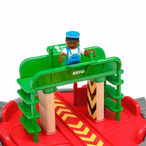 Brio turntable and figure 33476