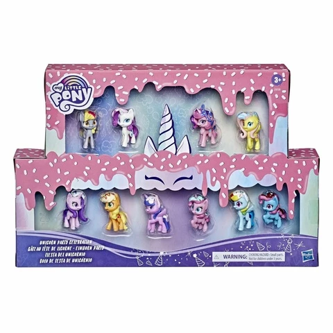 My Little Pony Unicorn Party Cake ponies 10 pcs
