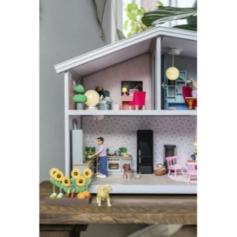 Lundby bookshelf for a dollhouse