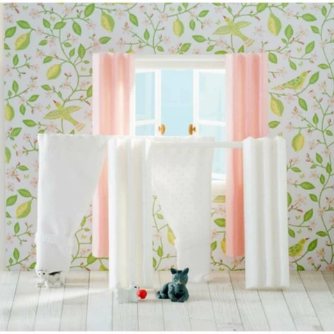 Lundby curtains 3 pcs for doll house