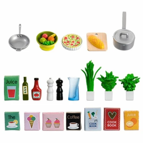 Lundby Kitchen accessories