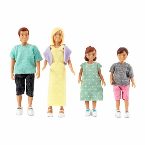 Lundby doll family for a classic dollhouse