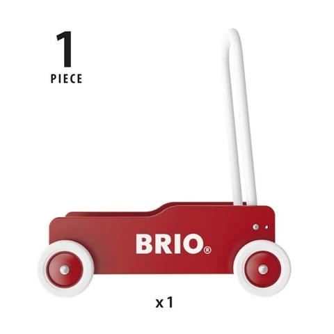 Brio stroller red-yellow pushcart