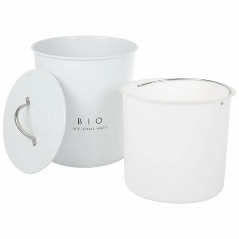 Bioastia 20 cm valkoinen peltinen