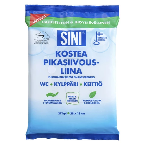 Kostea pikasiivousliina 27 kpl Sini