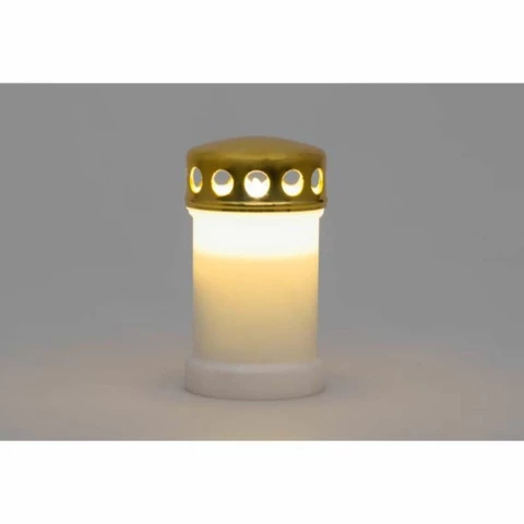 Led hautakynttilä hämäräkytkimellä 12,5 cm