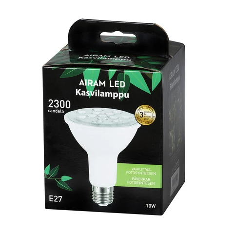 Kasvilamppu Led 10W E27 800 L Airam