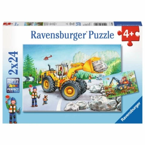 Ravensburger Jigsaw puzzle 24 x 2 burning machines