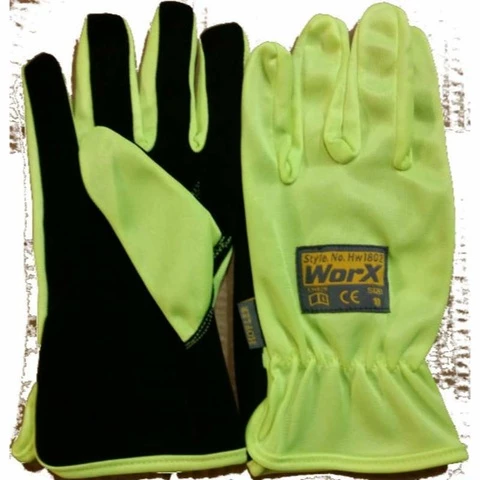 Work glove Worx 1802, size 10 neon green