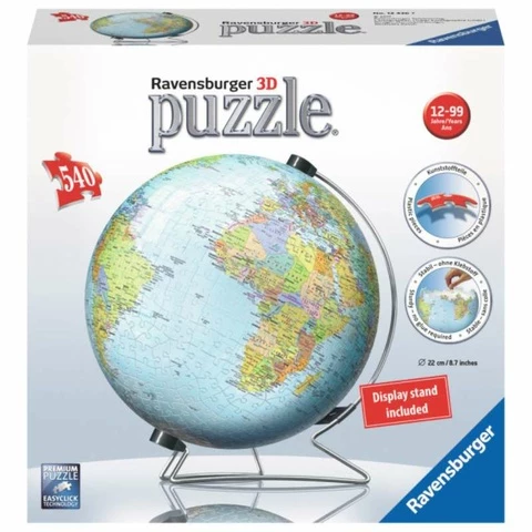 3D Puzzle Ball Earth 540 Burns Rb