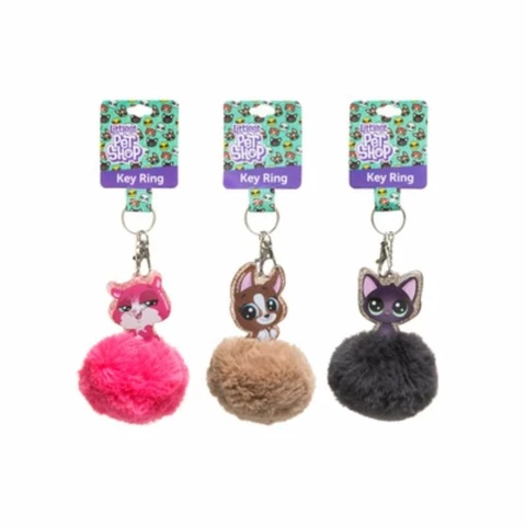 Avaimenperä Littlest Pet Shop Pom Pom eri värejä