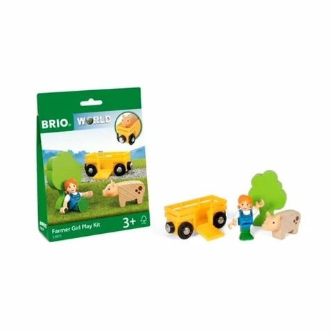 Brio farm girl play set 33875