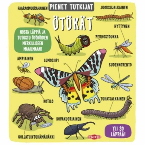 Pienet tutkijat ötökät kirja