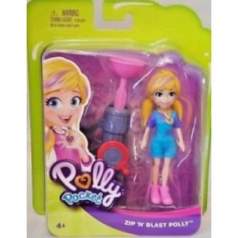 Polly Pocket Zip &#39;N Blast Polly figure