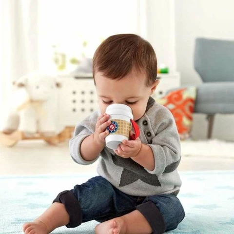 Fisher -Price active toy rattle coffee cup
