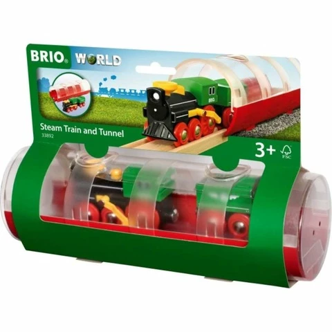 Brio train steam train &amp; tunnel 33892