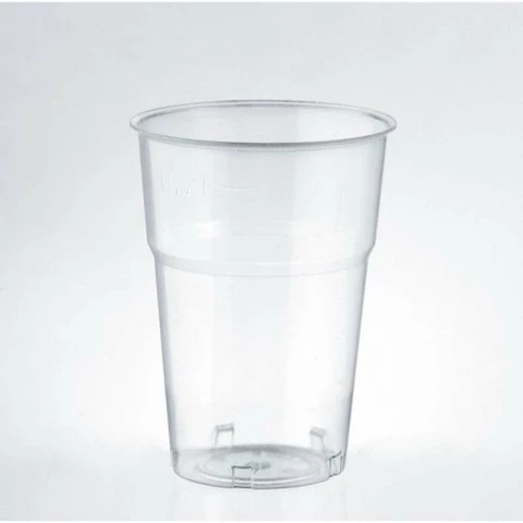 Kerta plastic cup 2.5 dl 50 pcs., clear pet