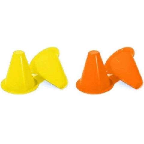 Track cones 4 pcs orange or yellow