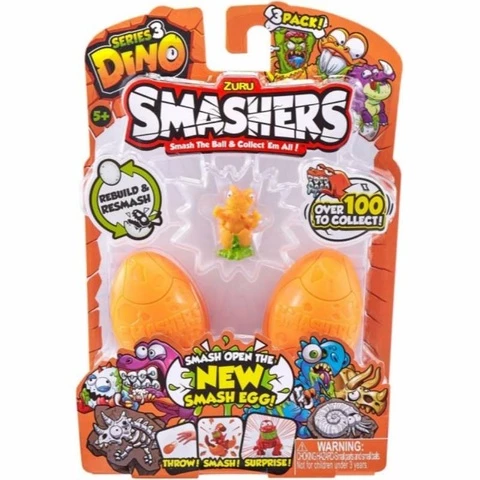  Smashers Dino 3 figures