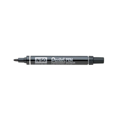 Huopakynä Pentel N50 Musta Pyöreä