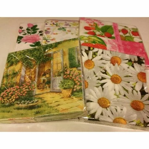 Napkin 33 cm summer assortment 20 pcs