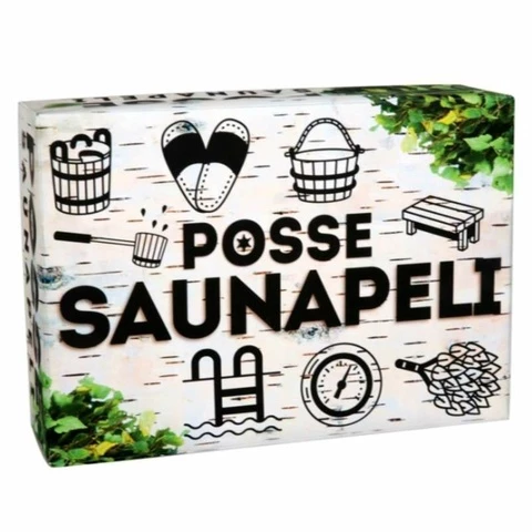Saunapeli Posse -lautapeli Peliko