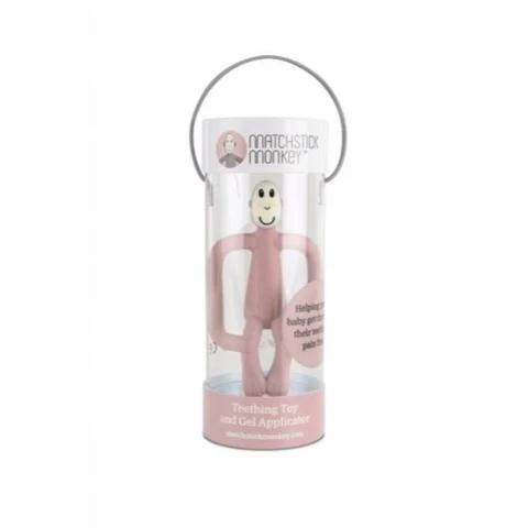 Chew toy Matchstick monkey, pink